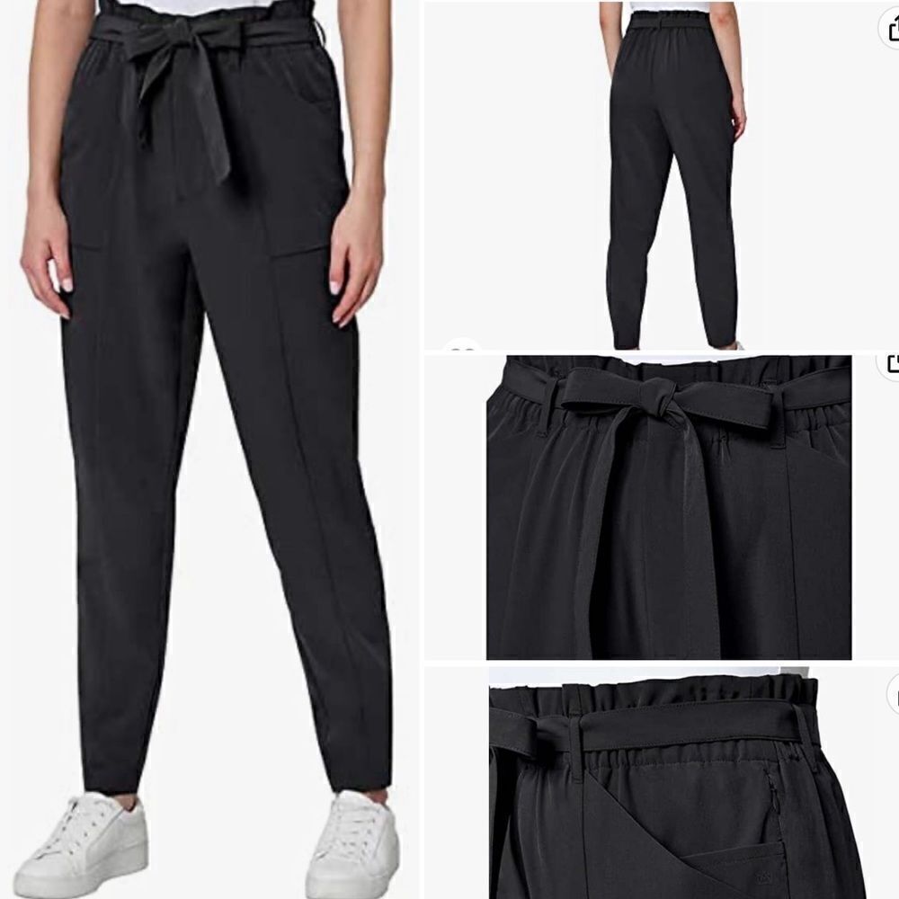 MODERN AMBITION Black Tie Waist Pant